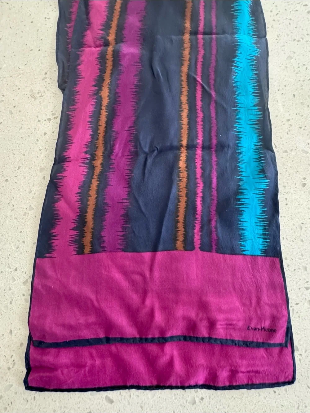 Evan Picone Scarf Likely Silk 50”x10”